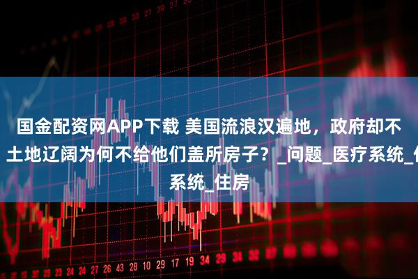 国金配资网APP下载 美国流浪汉遍地，政府却不管，土地辽阔为何不给他们盖所房子？_问题_医疗系统_住房