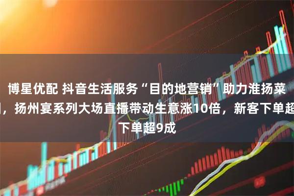 博星优配 抖音生活服务“目的地营销”助力淮扬菜破圈,扬州宴系列大场直播带动生意涨10倍,新客下单超9成